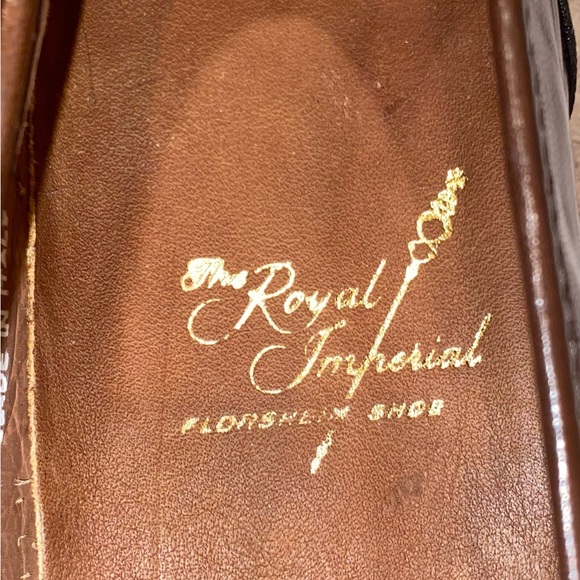 NEW NOS Florsheim Royal Imperial Exotic Eel Crocodile Loafers Shoes Italy 12 USA - Picture 13 of 16